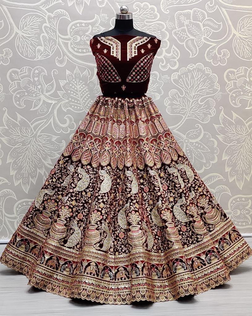 Beautiful Lehenga-Choli with superb embellishments. | Indian wedding  outfits, Blouse design models, Lehenga designs