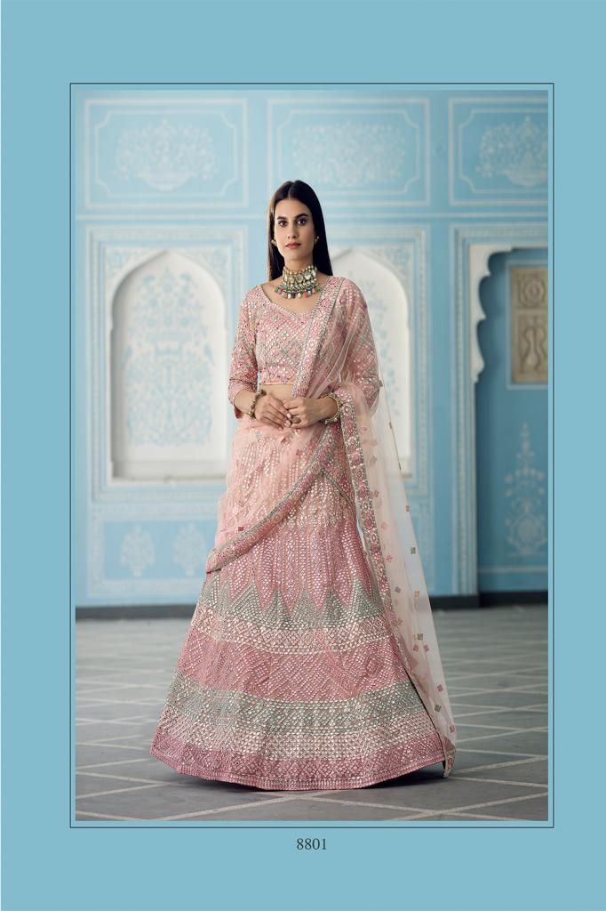 Exclusive Pink Color Velvet Fabric Embroidered Wedding Wear Designer L |  Designer lehenga choli, Lehenga choli, Bridal lehenga