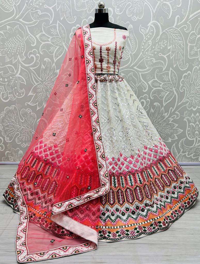 Purple Multi Mirror Work Embroidery Satin Lehenga Choli | Bridesmaid lehenga,  Bollywood lehenga, Lehenga choli online