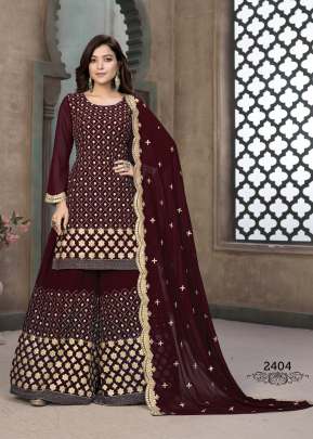 AANAYA Vol -124  Party Wear Sharar Suit Gujju Fashions Palazzo Set