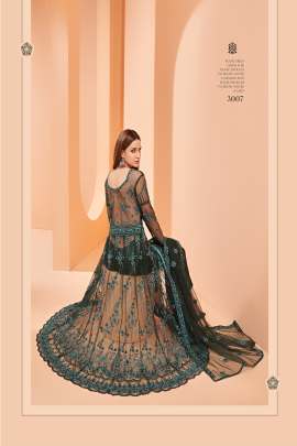 ALIZEH GUL BAHAAR VOL-1 Wedding wear Buttefly Net Embroidery work Gown Gujju Fashions Anarkali Gown