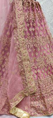 Attractive Embroidered Net Lehenga choli Gujju Fashions Designer Lehnga Choli