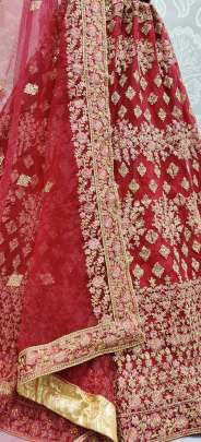 Attractive Embroidered Net Lehenga choli Gujju Fashions Designer Lehnga Choli