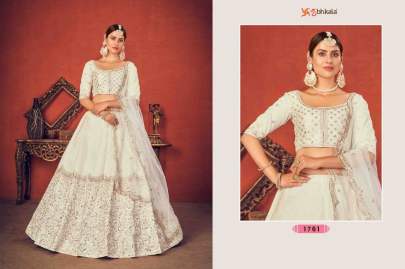 BRIDESMAID VOL. 13 - SILK LEHNGA CHOLI - GUJJU FASHIONS Designer Lehnga Choli