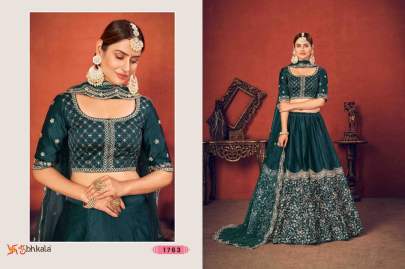 BRIDESMAID VOL. 13 - SILK LEHNGA CHOLI - GUJJU FASHIONS Designer Lehnga Choli