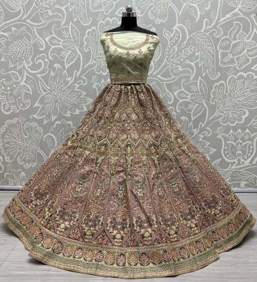 Beautiful Designer Dori & Sequencr Work Bridal Lehenga Choli Gujju Fashions Designer Lehnga Choli