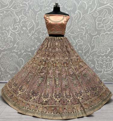 Beautiful Designer Dori & Sequencr Work Bridal Lehenga Choli Gujju Fashions Designer Lehnga Choli