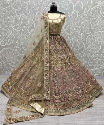 Beautiful Designer Dori & Sequencr Work Bridal Lehenga Choli Gujju Fashions Designer Lehnga Choli