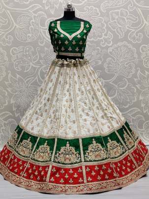 Beautiful Zarkan touch with Patch work Style Bridal Lehenga Choli Gujju Fashions Designer Lehnga Choli