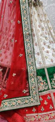 Beautiful Zarkan touch with Patch work Style Bridal Lehenga Choli Gujju Fashions Designer Lehnga Choli