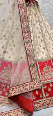 Beautiful Zarkan touch with Patch work Style Bridal Lehenga Choli Gujju Fashions Designer Lehnga Choli