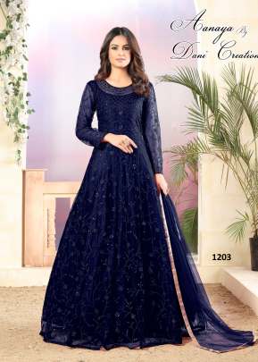 Designer Party wear Gown  Gujju Fashions Designer Gown