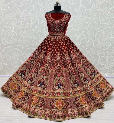 Designer Sequence Work & Thread Work Lehenga Choli Gujju Fashions Designer Lehnga Choli