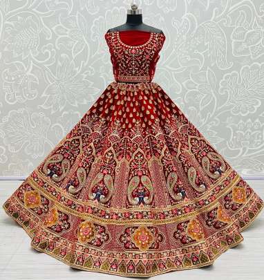 Designer Sequence Work & Thread Work Lehenga Choli Gujju Fashions Designer Lehnga Choli