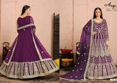 AANAYA 3000 SERIES  VOL-130 Women Anarkali Gown Gujju Fashions Designer Gown