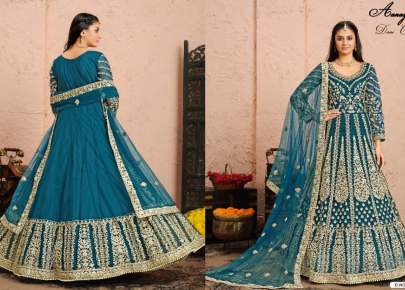 AANAYA 3000 SERIES  VOL-130 Women Anarkali Gown Gujju Fashions Designer Gown