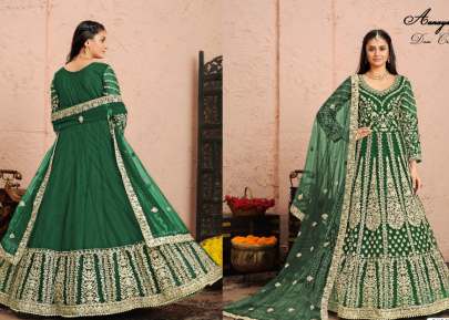 AANAYA 3000 SERIES  VOL-130 Women Anarkali Gown Gujju Fashions Designer Gown