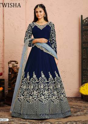 Twisha Vol - 22 Women Anarkali Velvet Gown Gujju Fashions Designer Gown