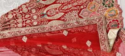 Designer Wedding Wear Velvet Lehnga Choli Gujju Fashions Designer Lehnga Choli