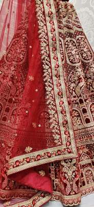 Dori Embroidery and Multi thread With Zari Embroidery Wedding wear Lehenga Choli Gujju Fashions Designer Lehnga Choli