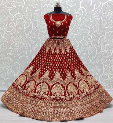 Dori Work & Multi Thread Work Designer Lehenga Choli Gujju Fashions Designer Lehnga Choli