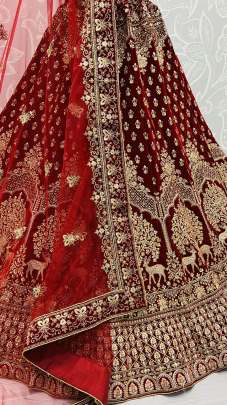 Dori Work & Multi Thread Work Designer Lehenga Choli Gujju Fashions Designer Lehnga Choli