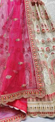 Dori  and Multi thread Work Wedding wear Silk Lehenga Choli Gujju Fashions Designer Lehnga Choli