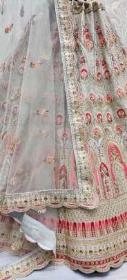 Dori  and Multi thread Work Wedding wear Silk Lehenga Choli Gujju Fashions Designer Lehnga Choli