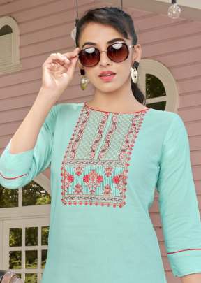 Karishma Vol - 2 Pure Cotton Kurti Gujju Fashions Cotton Kurtis