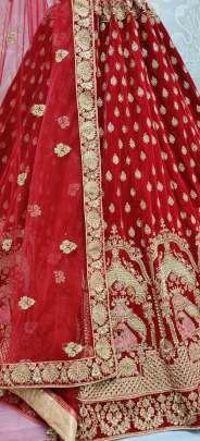 Niddle Zari Embroidery Visible Work Lehenga Choli Gujju Fashions  Designer Lehnga Choli