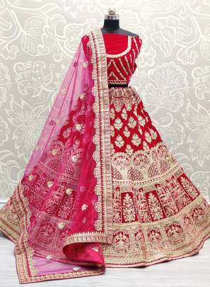 Sequence With Thread Embroidery Designer Bridal Lehenga Choli Gujju Fashions Designer Lehnga Choli