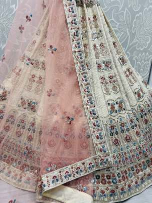 Sequence Work & Dori Work Bridal Lehenga Choli Gujju Fashions Designer Lehnga Choli