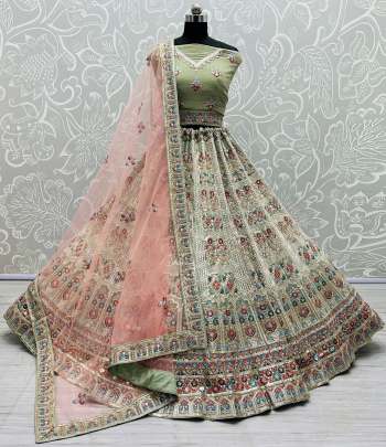 Sequence Work & Dori Work Bridal Lehenga Choli Gujju Fashions Designer Lehnga Choli