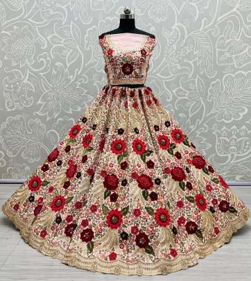 Sequence Work & Dori Work Bridal Lehenga choli Gujju fashions Designer Lehnga Choli