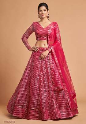 Thread & Multiple with Sequence Embroidery Designer Lehenga Choli Gujju Fashions