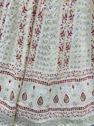 Thread Work & Sequence Work Georgette Beautiful Bridal Lehenga Choli Gujju Fashions Designer Lehnga Choli