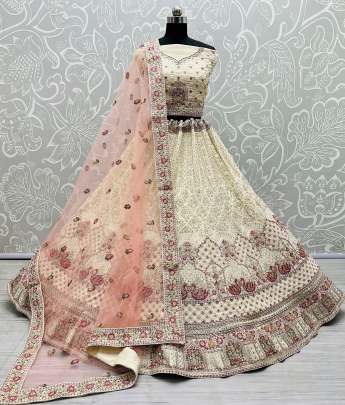 Thread Work & Zari Work Beautiful Lehenga Choli Gujju Fashions Designer Lehnga Choli