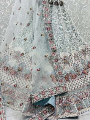 Thread Work & Zari Work Beautiful Lehenga Choli Gujju Fashions Designer Lehnga Choli