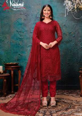 Vaani Vol - 4 Emboridery Net work Festival Wear Dress Guju Fashions Designer Dress