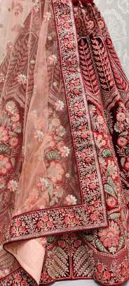 Velvet Wedding Wear Designer Sequence Work Lehenga Choli Gujju Fashions Designer Lehnga Choli