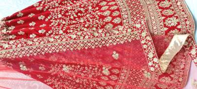 Wedding Wear Beautiful Dori Work and Velvet Lehenga Choli Gujju Fashions Designer Lehnga Choli