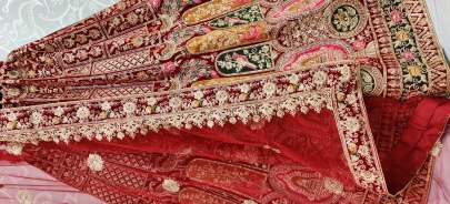 Wedding Wear Beautiful Embroidery Work Bridal Lehenga Choli Gujju Fashions Designer Lehnga Choli