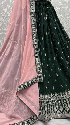 Wedding Wear Georgette Beautiful Color Range Lehenga Choli Gujju Fashions Designer Lehnga Choli