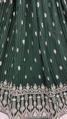 Wedding Wear Georgette Beautiful Color Range Lehenga Choli Gujju Fashions Designer Lehnga Choli