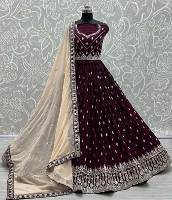 Wedding Wear Georgette Beautiful Color Range Lehenga Choli Gujju Fashions Designer Lehnga Choli