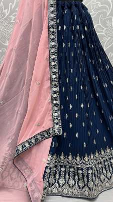 Wedding Wear Georgette Beautiful Color Range Lehenga Choli Gujju Fashions Designer Lehnga Choli