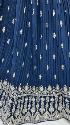 Wedding Wear Georgette Beautiful Color Range Lehenga Choli Gujju Fashions Designer Lehnga Choli