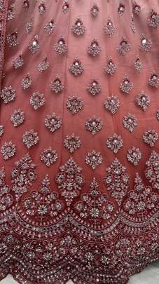 Wedding Wear  Mirror Work & Shaded Color Lehenga Choli Gujju Fashions Designer Lehnga Choli