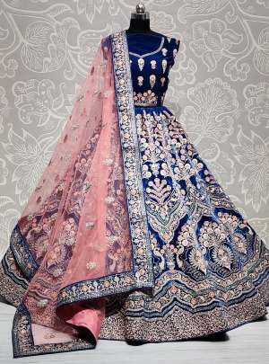 Wedding Wear Zari Embroidery and Designer Bridal Lehenga Choli Gujju Fashions Designer Lehnga Choli