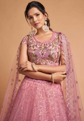 Wedding wear Dori and Thread Embroidery With Zari Lehenga Choli Gujju Fashions Designer Lehnga Choli